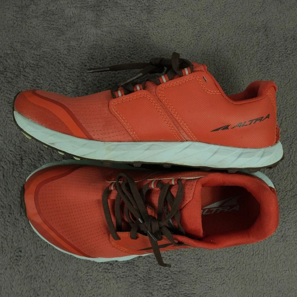 Altra Superior 5 Running Shoes Womens 7 Orange Trail Running Sneaker AL0A5483660